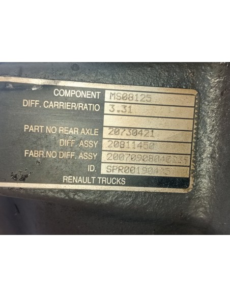 [108591] GRUPO DIFERENCIAL TRASERO - RENAULT PREMIUM LANDER (01/2005 - ...)