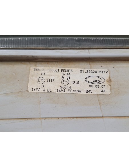 [108484] FARO ANTINIEBLA DERECHO - MAN TG - L 12.XXX (01/2005 - 12/2020)