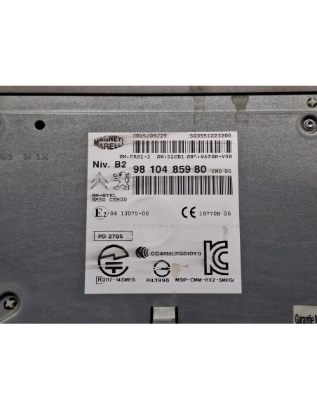 [108372] SISTEMA AUDIO / RADIO CD - CITROEN C4 GRAND PICASSO