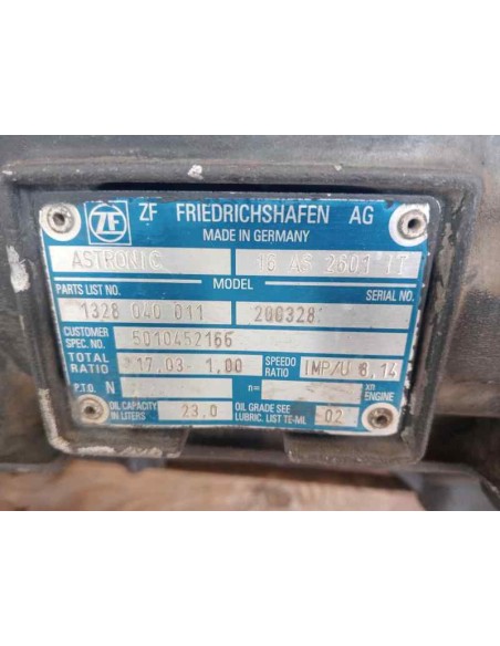 [108338] CAJA CAMBIOS - RENAULT MAGNUM 4XX.18/4XX.26 02 - (01/2001 - 12/2006)