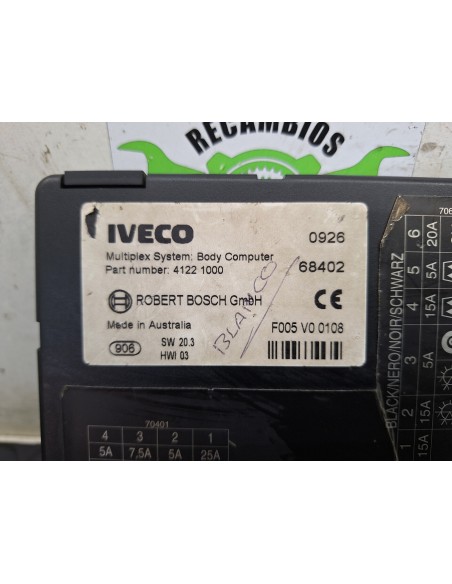 [108075] BODY COMPUTER - IVECO STRALIS (AS) (01/2012 - 01/2019)