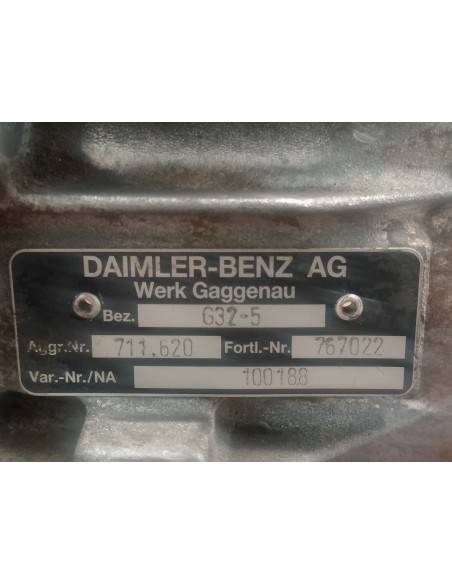 [108066] CAJA CAMBIOS - MERCEDES SPRINTER 02.00 - CAJA CERRADA (01/1999 - 01/2006)