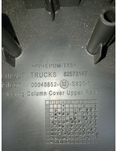 [107662] GUARNECIDO COLUMNA DIRECCION - RENAULT SERIE T (01/2013 - ...)