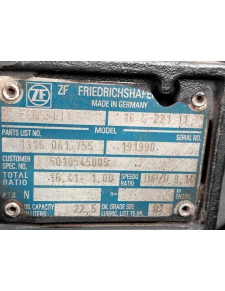 [107519] CAJA CAMBIOS - RENAULT PREMIUM ROUTE -2006 (01/2005 - 01/2013)