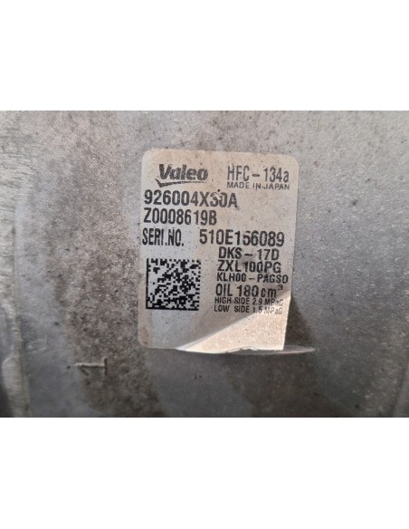 [107386] COMPRESOR AIRE ACONDICIONADO - NISSAN CABSTAR -09.06 (01/2006 - 12/2013)