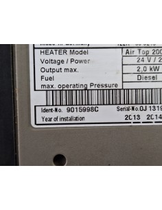 [107259] CALEFACTOR AUTONOMO - MAN LE 140 2