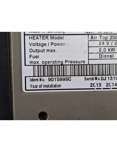 [107259] CALEFACTOR AUTONOMO - MAN LE 140