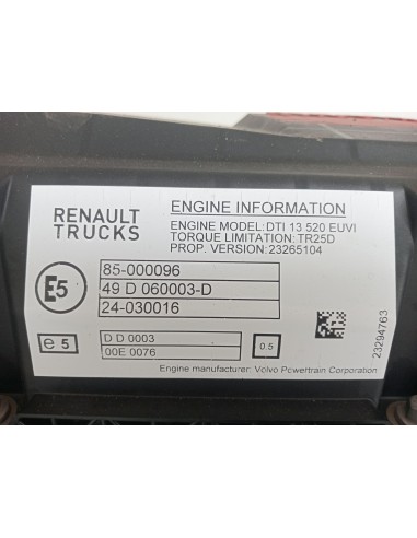 [107223] MOTOR COMPLETO - RENAULT SERIE T...