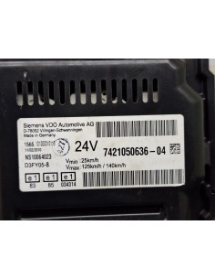 [107190] CUADRO INSTRUMENTOS - RENAULT MIDLUM (01/2000 -...