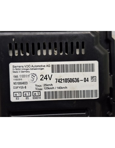 [107190] CUADRO INSTRUMENTOS - RENAULT MIDLUM...