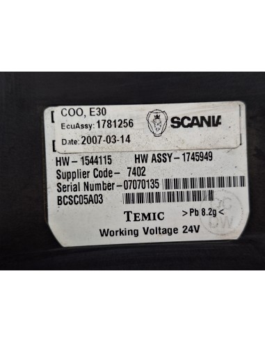 [107183] CENTRALITA ECU ASSY - SCANIA SERIE 4...