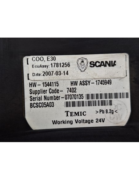 [107183] CENTRALITA ECU ASSY - SCANIA SERIE 4 (P/R 94 G) (01/1996 - 01/2004)