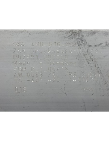 [95156] ACUMULADOR DE PRESION SUSPENSION NEUMATICA - AUDI Q7 (4M) (01/2015 - 12/2019)