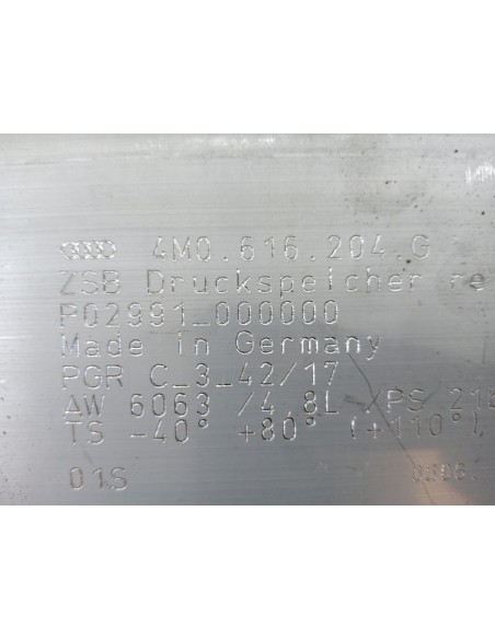 [96600] ACUMULADOR DE PRESION SUSPENSION NEUMATICA - AUDI Q7 (4M) (01/2015 - 12/2019)