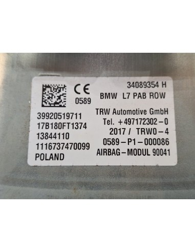 [95722] AIRBAG DELANTERO DERECHO - BMW SERIE M2...