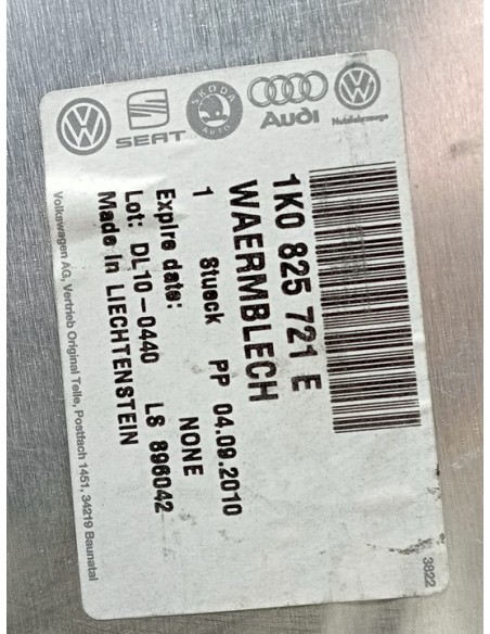 [96851] AISLAMIENTO MOTOR - VOLKSWAGEN GOLF V BERLINA (1K1)