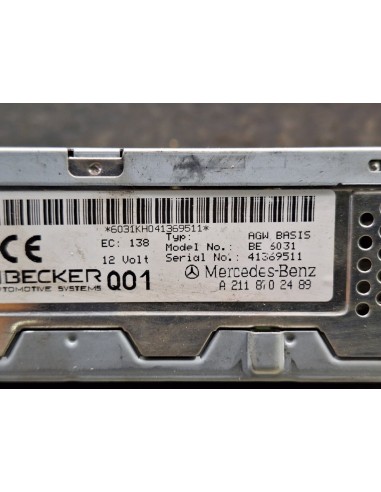 [104559] AMPLIFICADOR / ETAPA AUDIO - MERCEDES...