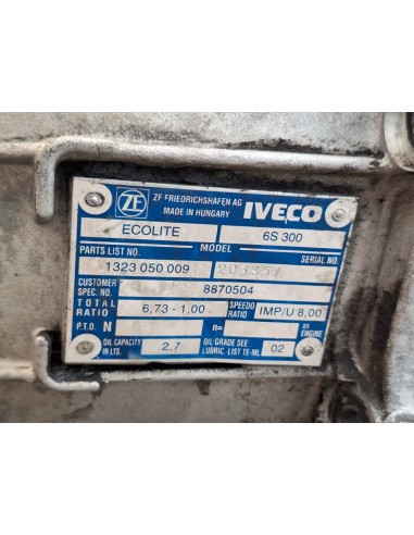 [103782] CAJA CAMBIOS - IVECO DAILY CAJA CERRADA