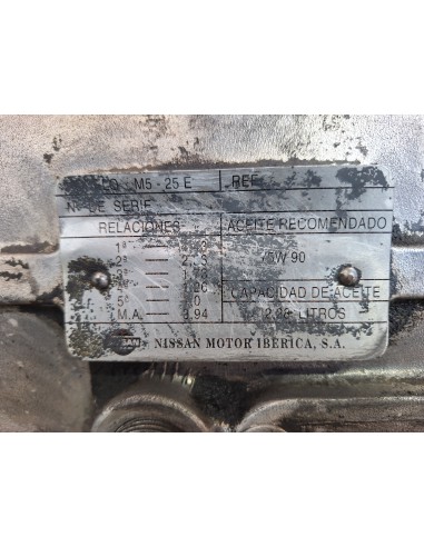 [106474] CAJA CAMBIOS - NISSAN CABSTAR E...