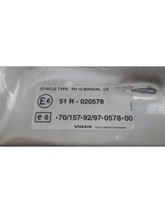 [94673] CALANDRA SUPERIOR - VOLVO FH 12 ASTA 1993 E1 2