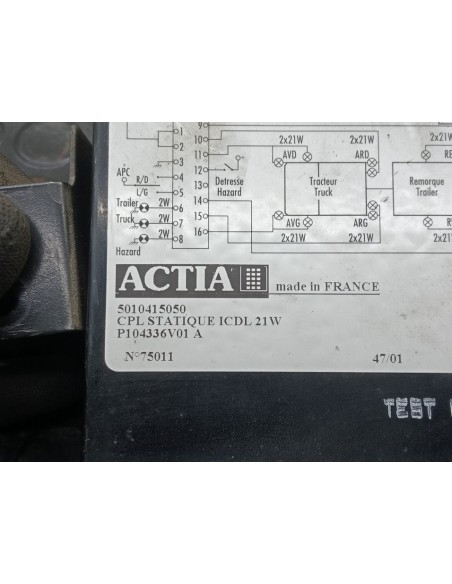 [101671] CENTRALITA - RENAULT MIDLUM (01/2000 - 12/2013)