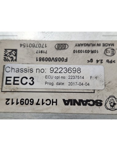 [104732] CENTRALITA ECU - SCANIA SERIE 4 (P/R...
