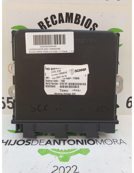 [91345] CENTRALITA ECU ASSY - SCANIA SERIE 4 (P/R 94 G) (01/1996 - 01/2004)