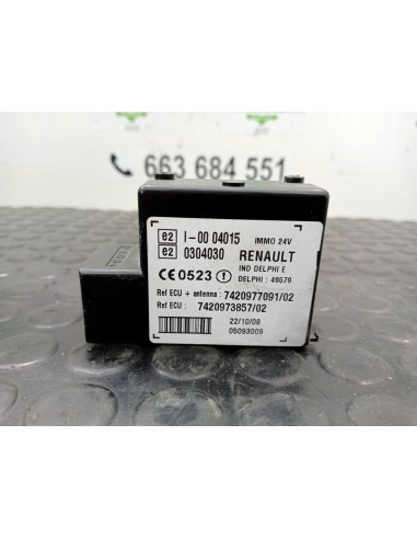 [98330] CENTRALITA INMOVILIZADOR - RENAULT...