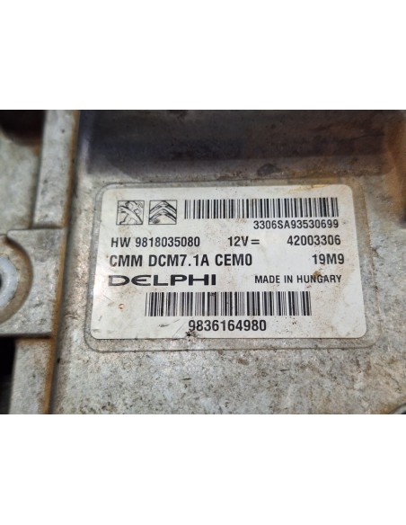 [104647] CENTRALITA MOTOR UCE - CITROEN JUMPY FUGÓN (01/2016 - 12/2020)