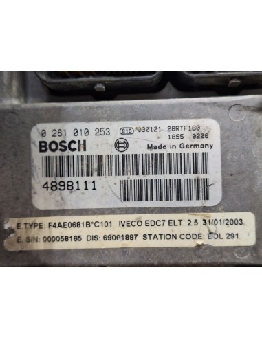 [105591] CENTRALITA MOTOR UCE - IVECO EUROCARGO...