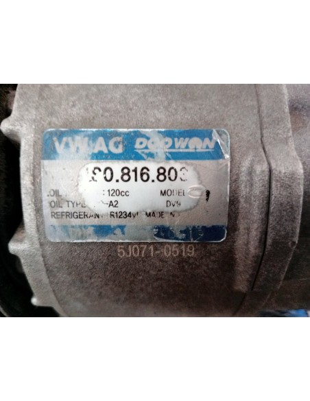 [94142] COMPRESOR AIRE ACONDICIONADO - VOLKSWAGEN UP! (122) (01/2016 - 12/2018)