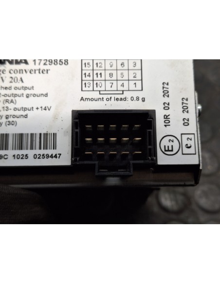 [105757] CONVERTIDOR DE VOLTAJE - SCANIA SERIE 4 (P/R 94 G) (01/1996 - 01/2004)