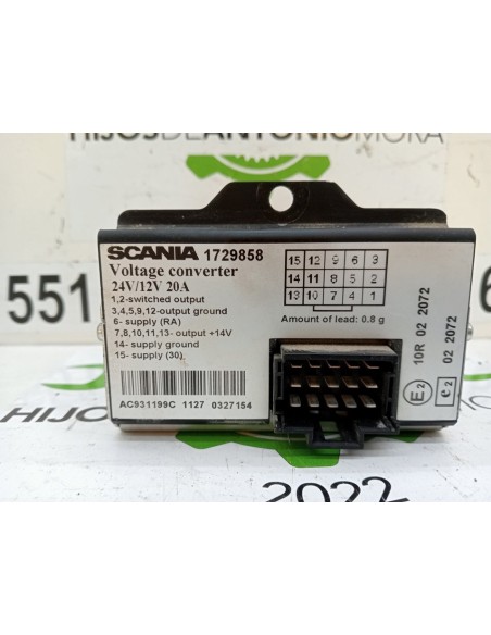 [92259] CONVERTIDOR DE VOLTAJE - SCANIA SERIE 4 (P/R 94 G) (01/1996 - 01/2004)