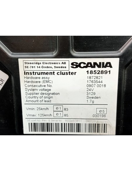 [98678] CUADRO INSTRUMENTOS - SCANIA SERIE 4 (P/R 94 G) (01/1996 - 01/2004)