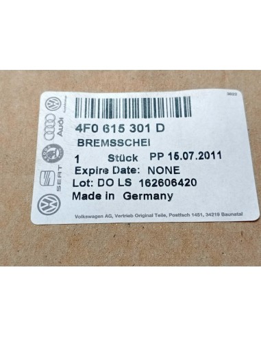 [97312] DISCO FRENO DELANTERO  - AUDI A6...