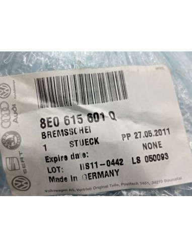 [97282] DISCO FRENO TRASERO - AUDI A4 BERLINA...