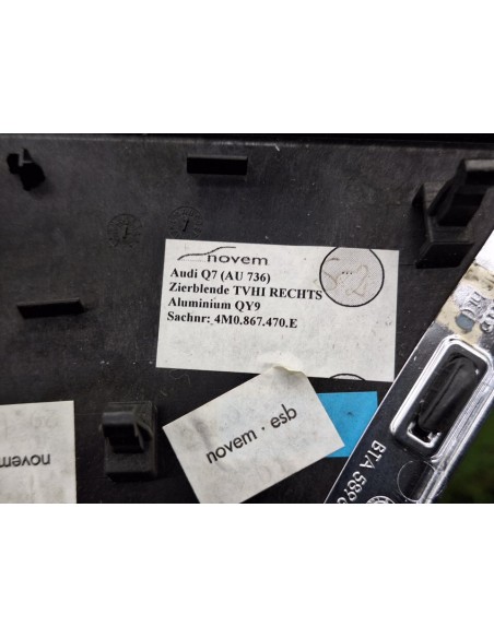 [99680] EMBELLECEDOR - AUDI Q7 (4M) (01/2015 - 12/2019)