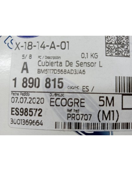 [97372] EMBELLECEDOR ESPEJO - FORD FOCUS TURN.