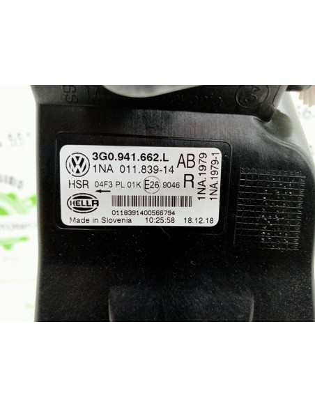[96363] FARO ANTINIEBLA DERECHO - VOLKSWAGEN PASSAT LIM. (3G2)
