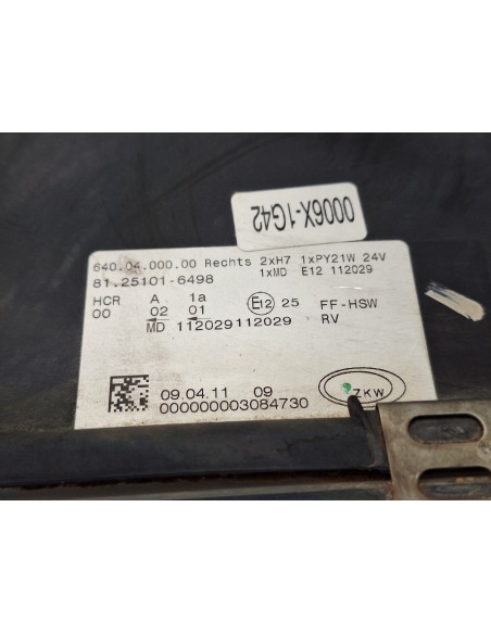 [106769] FARO DERECHO - MAN TGX 18.XXX (01/2007 - 12/2017)