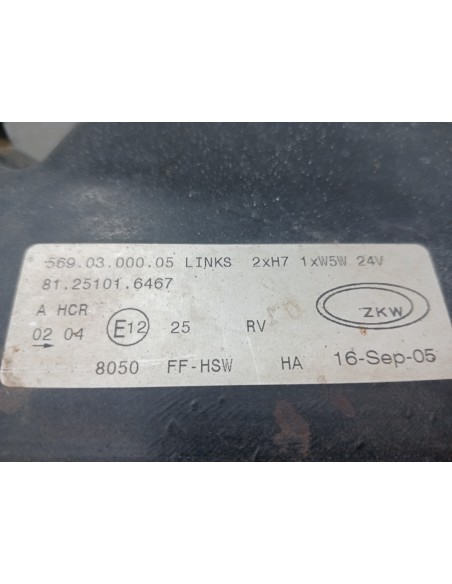 [105953] FARO IZQUIERDO - MAN TG - L 12.XXX (01/2005 - 12/2020)