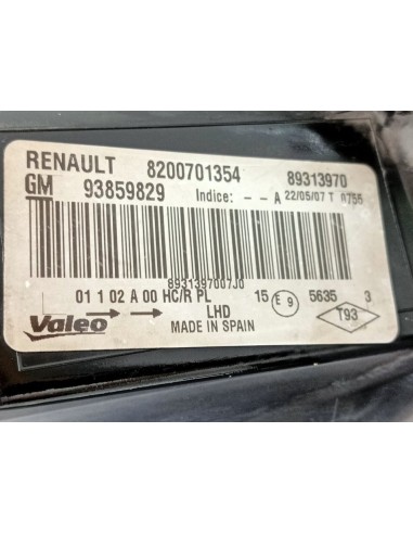 [96247] FARO IZQUIERDO - NISSAN PRIMASTAR (X83)