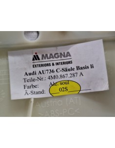 [103823] GUARNECIDO PILAR IZQUIERDO - AUDI Q7 (4M)... 2