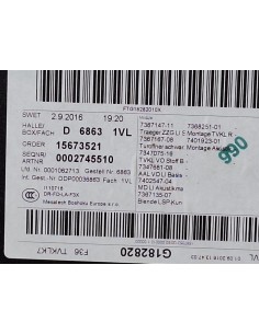 [101962] GUARNECIDO PUERTA DELANTERA IZQUIERDA - BMW... 2