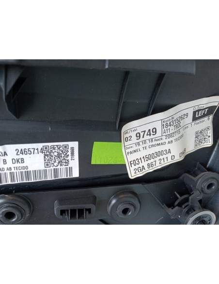 [102329] GUARNECIDO PUERTA TRASERA IZQUIERDA - VOLKSWAGEN T-ROC (01/2017 - 12/2020)