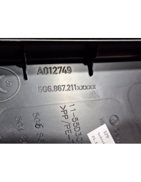 [101314] GUARNECIDO PUERTA TRASERA IZQUIERDA - VOLKSWAGEN GOLF VII LIM. (01/2012 - 12/2017)