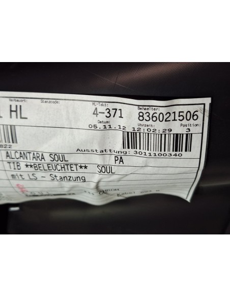 [101804] GUARNECIDO PUERTA TRASERA IZQUIERDA - AUDI Q5 (8R)