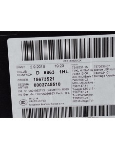 [101961] GUARNECIDO PUERTA TRASERA IZQUIERDA - BMW SERIE... 2