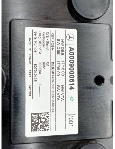 [95863] LUZ CENTRAL INTERIOR - MERCEDES CLASE A...