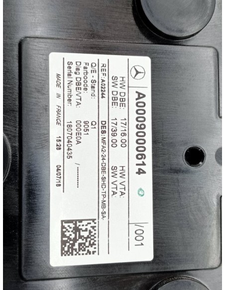 [95863] LUZ CENTRAL INTERIOR - MERCEDES CLASE A (BM 177)